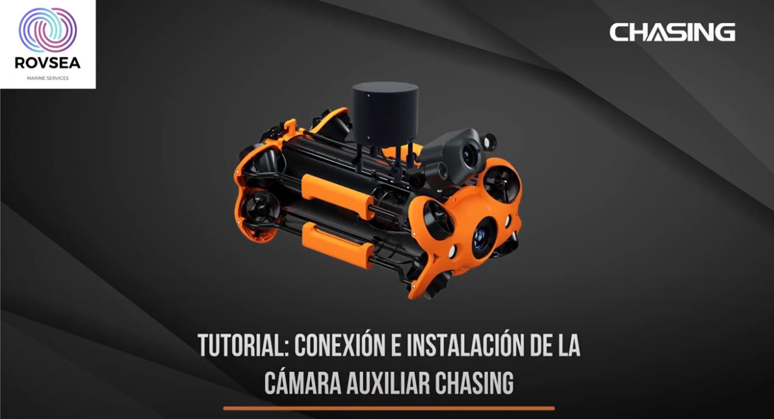 Cómo conectar e instalar la Cámara Auxiliar Chasing