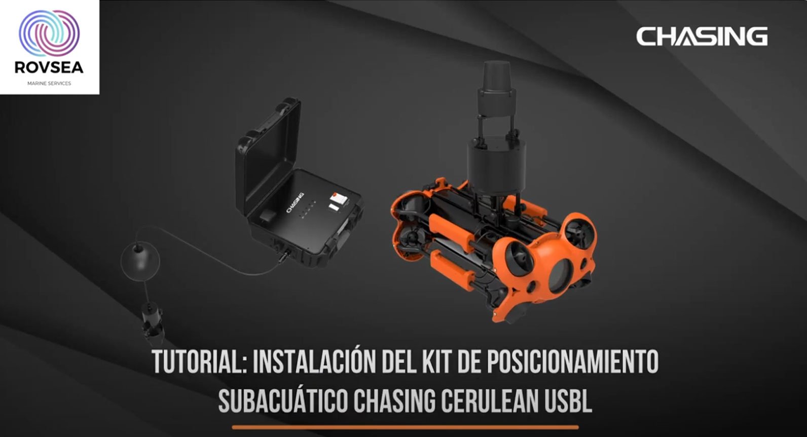 Cómo instalar el kit de posicionamiento subacuático Chasing Cerulean USBL